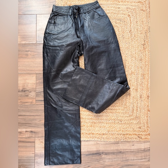 Berman'S Pants - VNTG Bermans Leather Pants